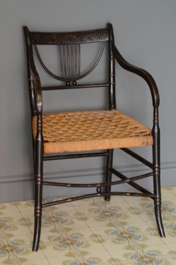 Item 5 - Regency bamboo chair